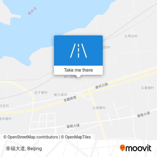幸福大道 map