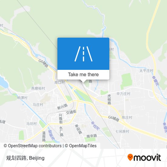 规划四路 map