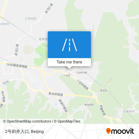 2号斜井入口 map