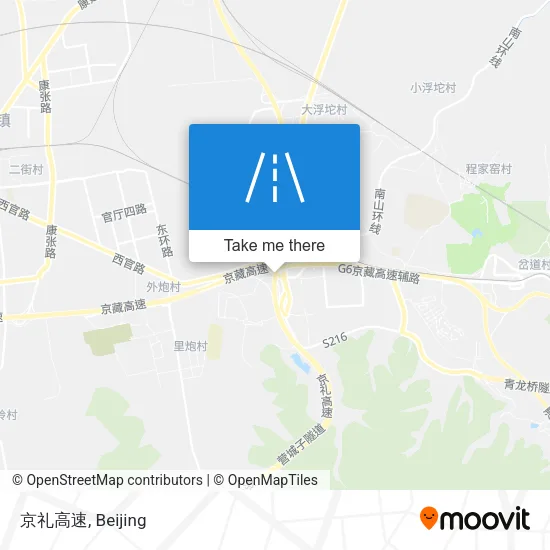 京礼高速 map