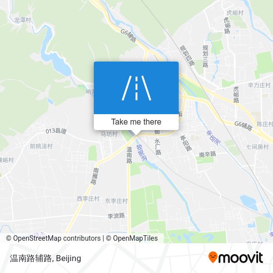 温南路辅路 map