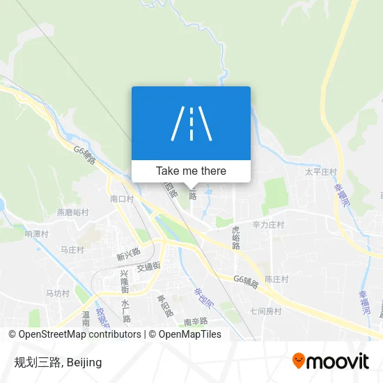 规划三路 map