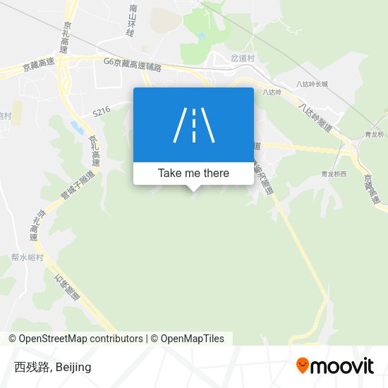 西残路 map