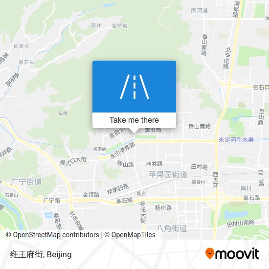 雍王府街 map