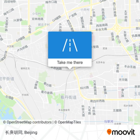 长庚胡同 map