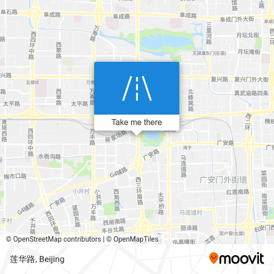 莲华路 map
