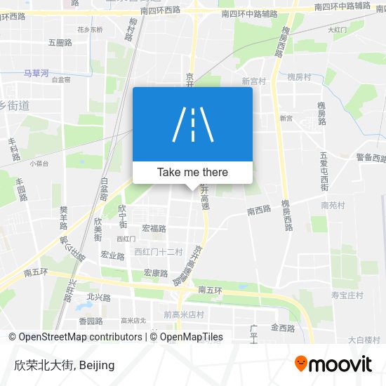 欣荣北大街 map