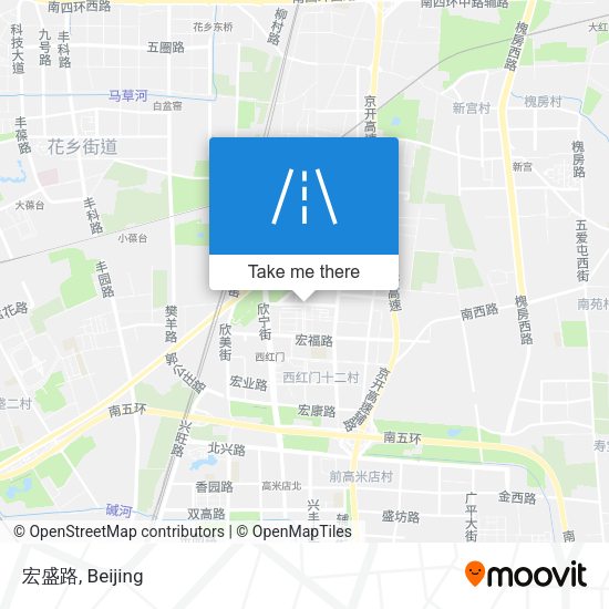 宏盛路 map