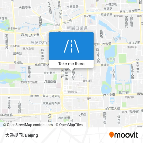 大乘胡同 map