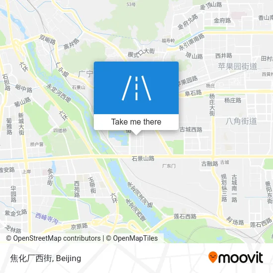 焦化厂西街 map
