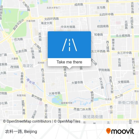 农科一路 map