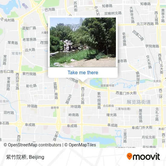 紫竹院桥 map