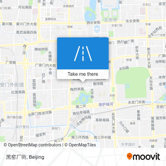 黑窑厂街 map