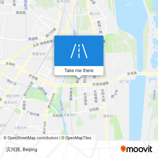 滨河路 map