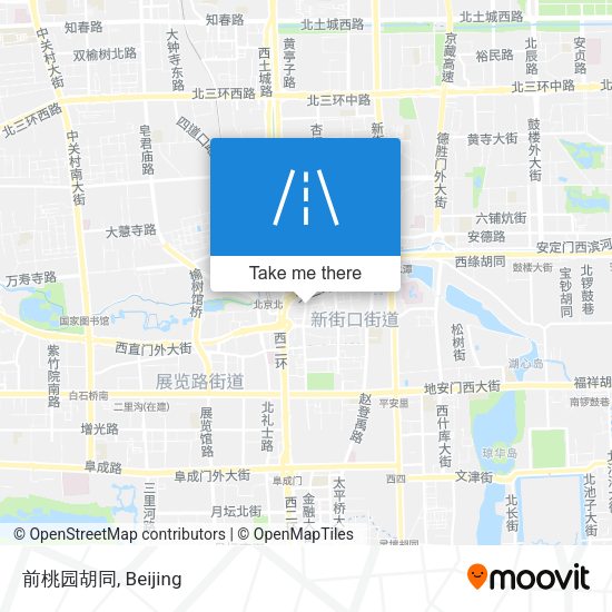 前桃园胡同 map