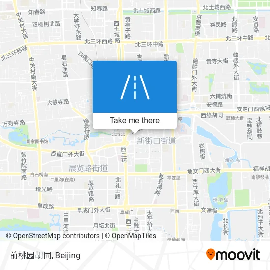 前桃园胡同 map