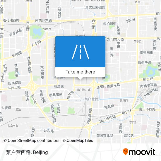 菜户营西路 map