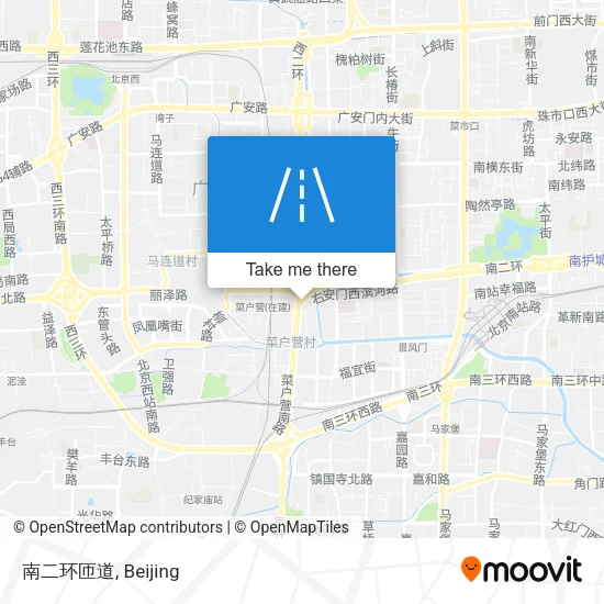 南二环匝道 map