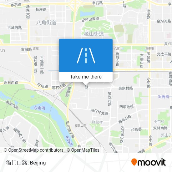 衙门口路 map