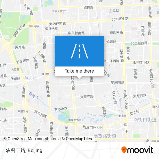 农科二路 map