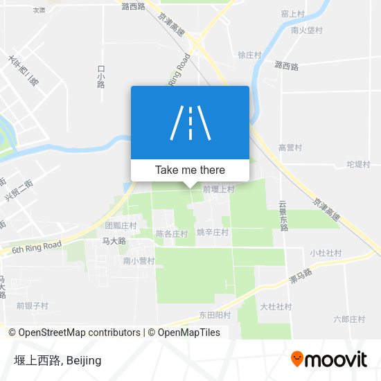 堰上西路 map