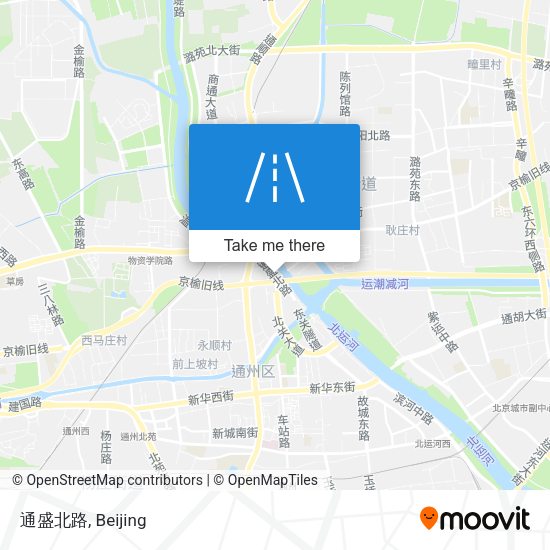 通盛北路 map
