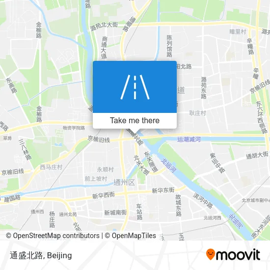 通盛北路 map