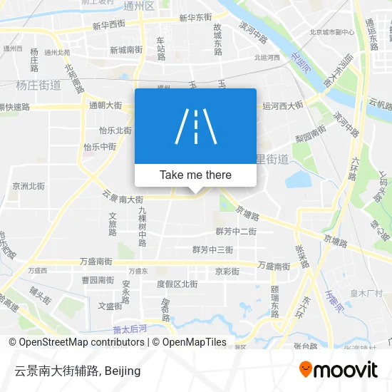 云景南大街辅路 map
