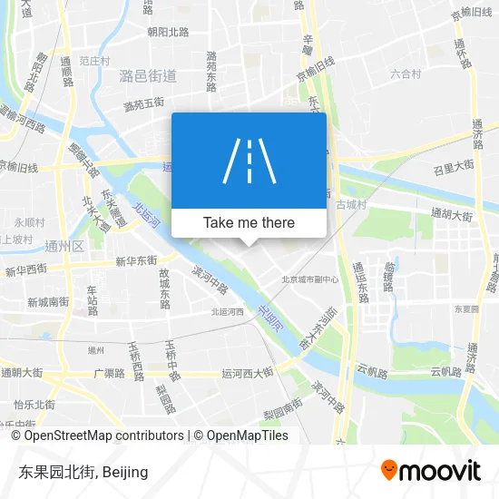 东果园北街 map
