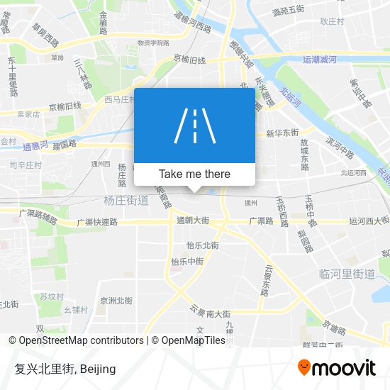 复兴北里街 map