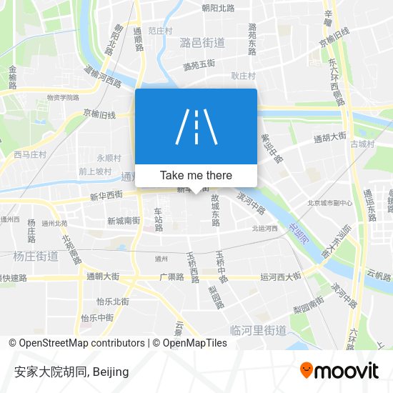 安家大院胡同 map