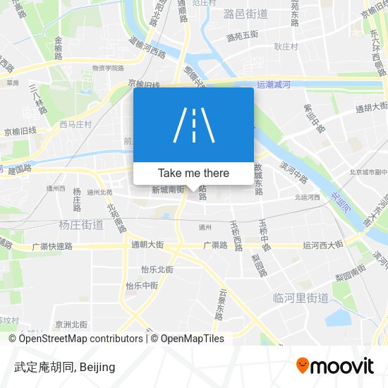 武定庵胡同 map