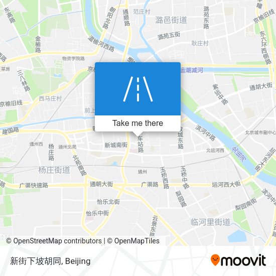 新街下坡胡同 map