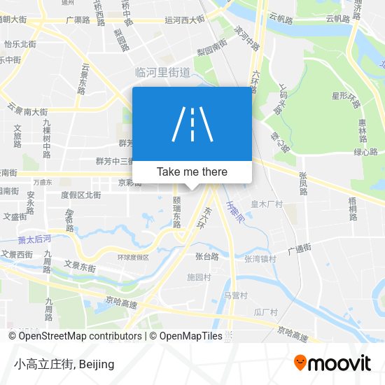 小高立庄街 map