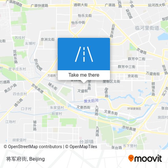 将军府街 map