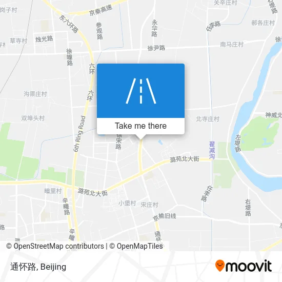通怀路 map