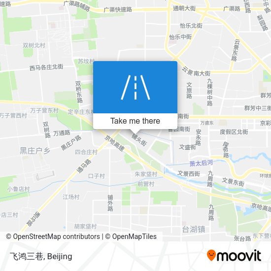 飞鸿三巷 map
