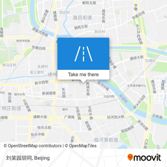 刘菜园胡同 map