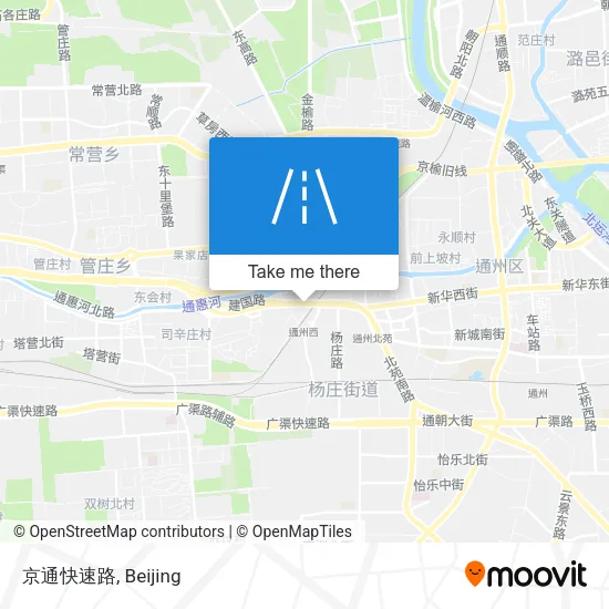 京通快速路 map