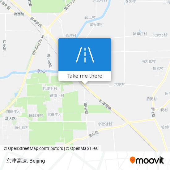 京津高速 map