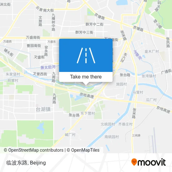 临波东路 map
