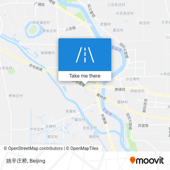 姚辛庄桥 map