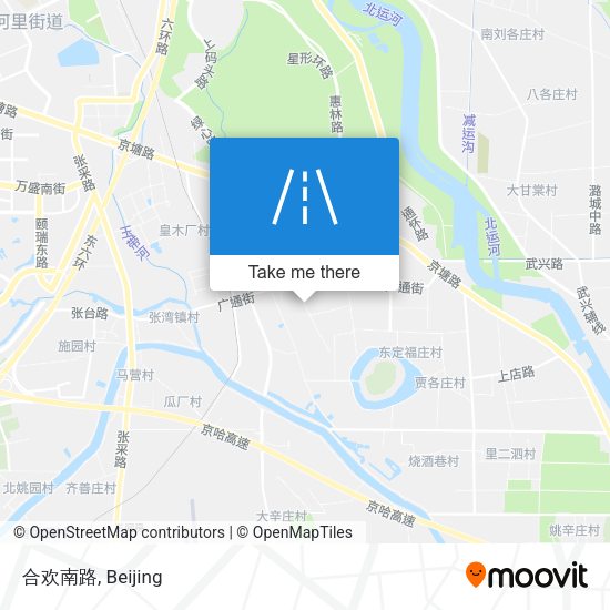 合欢南路 map