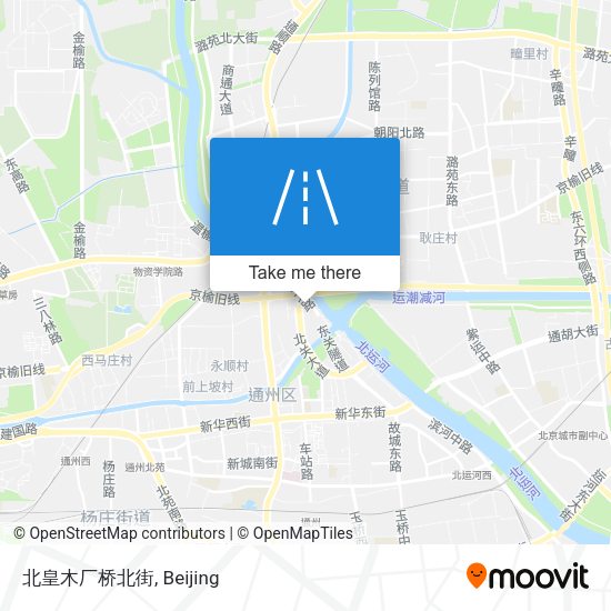 北皇木厂桥北街 map