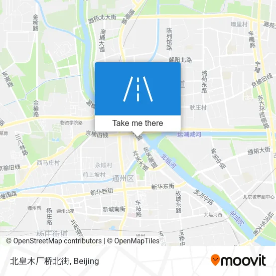 北皇木厂桥北街 map