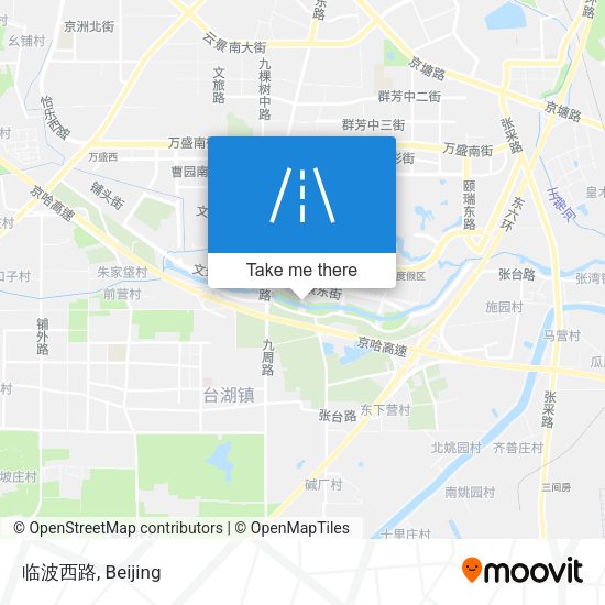 临波西路 map