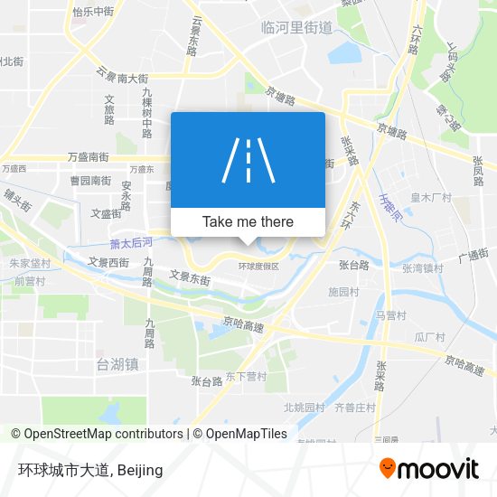 环球城市大道 map