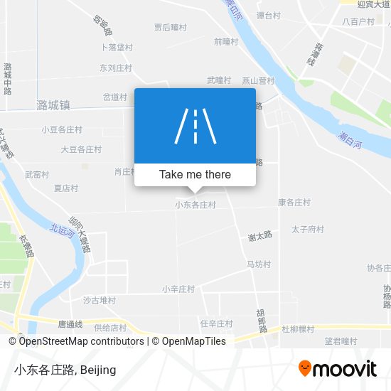 小东各庄路 map