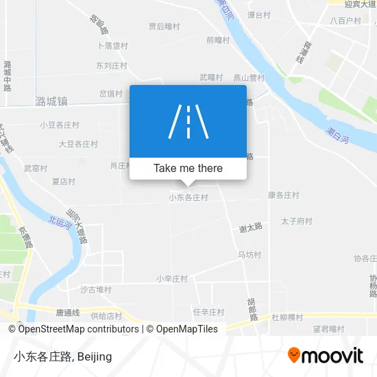 小东各庄路 map