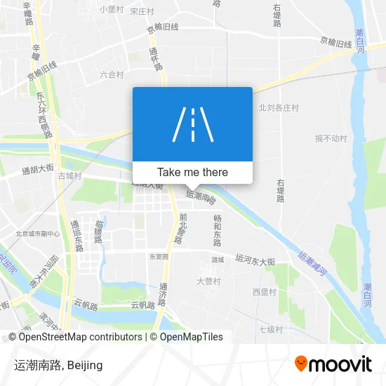 运潮南路 map